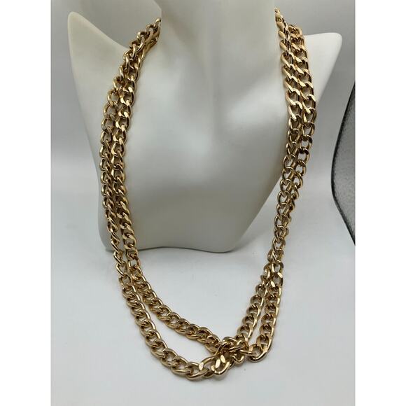 NWOT! Large Bronze Oval Cable 49 3/8" Chain Necklace! - Picture 2 of 11